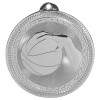 2" Bright Basketball Medal